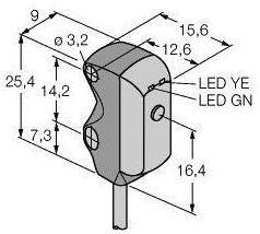 Fotokomórka odbiciowa Turck VS3RN5XLV 3063713 1 szt.