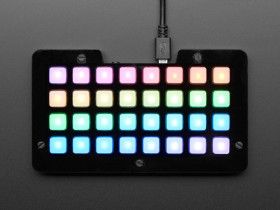 Adafruit NeoTrellis M4 with Enclosure and Buttons Kit Pack