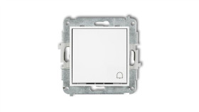 Mini Przycisk /Dzwonek/ Biały Mwp-4