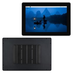 8" IPS Display + Aluminium Enclosure for Raspberry Pi