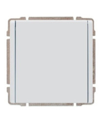 KOS66 Gniazdo bryzgoszczelne z/u IP44 z przesłonami klapka dymna białe 660439