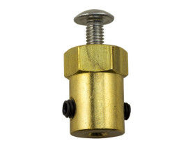 Brass Motor Shaft Hub - 4mm [discontinued]