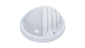 Oprawa Grill, E27, 60W, Biała-Polipropylen, Klosz Matowy-Poliwęglan, Ip44,...