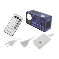 Kurtyna świetlna LED 3x3m 230V dekoracyjna ciepła biała