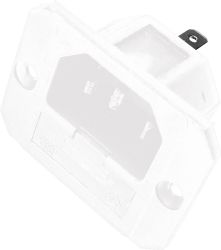 Złącze męskie IEC Martin Kaiser C14 złącze męskie do wbudowania pionowego Łączna ilość styków: 2 + PE 6.3 A biały 750/ws