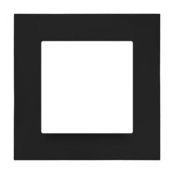 Simon 55 Ramka 1-krotna LINE Czarny mat TR1/149