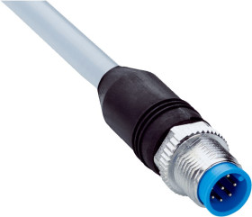 Złącze i kabel ze złączem Złącze M12 liczba rdzeni 8 długość 2m Rodzaj A Męskie