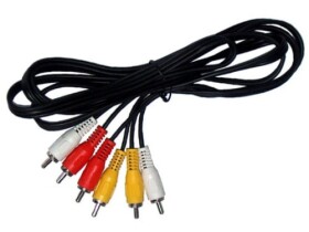 Kabel 3RCA(cinch)-3RCA(cinch) 1,8m