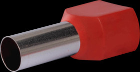 22C440 Twin bootlace ferrules 10 mm², red 100 pcs.