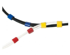 LogiLink Organizator kabli rzepowy rolka 4m/16mm kolor czerwony