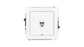 Deco Mechanizm Gniazda Telefonicznego Pojedynczego 1Xrj11, 4-Stykowy,...