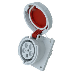 Gniazdo tablicowe skośne CEE 63A/5P 400V IP67 IEGN 6353