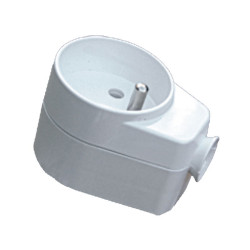 Gniazdo wtyczkowe AWA-GK biały 51.40 ELEKTRO-PLAST