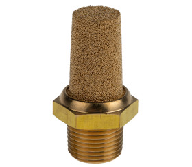 Tłumik hałasu , R 3/8 męskie Gwintowany 3/8 cala Brąz Norgren