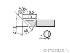 Grot do stacji GOOT RX-802AS i RX-852AS - 4,5KH