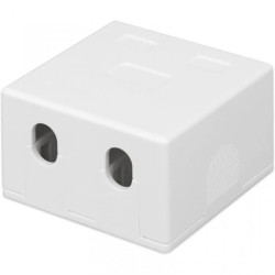 Obudowa natynkowa na 2 moduły Keystone RJ45 lub RJ11/12 IWP-MD SC-2T