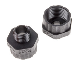 Adapter do dławnic kablowych gwint wew M16 gwint zew M12 Nylon 66 rozmiar gwintu M12 → M16 RS PRO