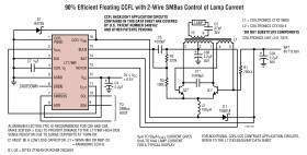 SMBus Programmable CCFL Switching Regulator