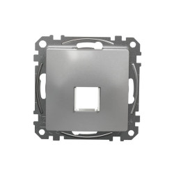 Płytka centralna keystone, srebrne aluminium, Sedna Design i Elements SDD113421