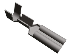 Konektor płaski Żeński 2.79 x 0.51mm długość 15.37mm Izolacja: Nieizolowane Cyna