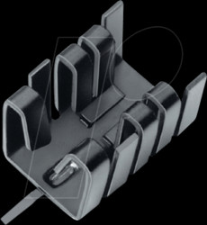 FK 237 SA 220 V Heat sink 19.1mm 21 K/W black anodised