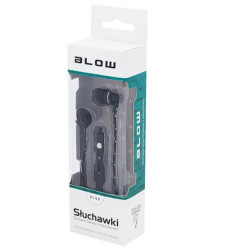 Słuchawki BLOW B-100 BLACK douszne z mikrof.32-810