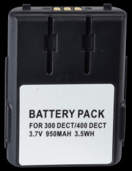 Cordless phone battery, Li-Ion 3,7 V, 950 mAh