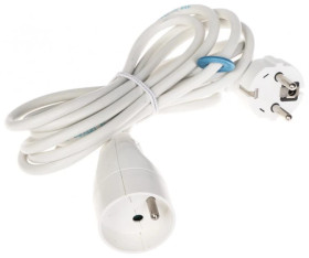 Przedłużacz 1‑gniazdo z/u PS-3X1.0-3M/W 3m