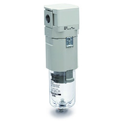 Filtr seria AFF20, filtracja do 1μm 300L/min G 1/8, Automatyczne SMC