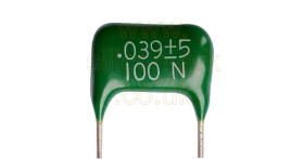 39nF 100V mylar capacitor
