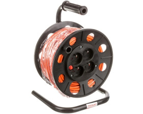 Przedłużacz bębnowy 25m H05VV-F 3x1 4xGS /+ termik/ pomarańczowy PS-B2 T