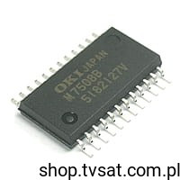 MSM7508BGK CODEC PCM SMD-SO24L OKI