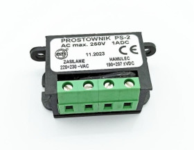 PS-2 układ prostujący dwupołówkowy