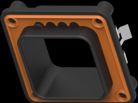 Mounting frame, black, DRBF-2A