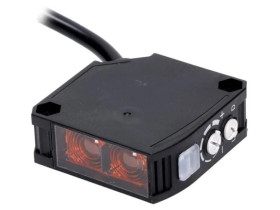 E3JK-DR12 Czujnik fotoelektryczny o zasięgu 0,3m, konfiguracji wyjścia SPDT, trybach pracy DARK-ON, LIGHT-ON