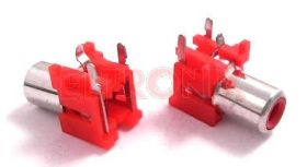 GNIAZDO CHINCH KĄTOWE ROT CZERWONE LUTOWANE DO DRUKU 3 NÓZKI