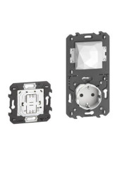 LiVing Now with Netatmo brama z gniazdem schuko biała KW4501C