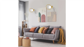 Spot Tuba Manacor Biało-Złota 6X13cm Gu10 Lp-232/1D-130 Light Prestige