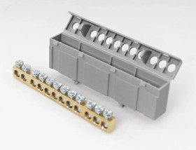 Listwa zaciskowa 12-polowa 1-16mm2 szara LZMI-W12