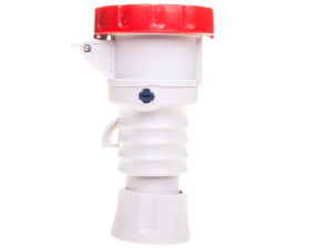 Gniazdo przenośne 5P 16A 400V czerwone IP66/IP67/IP68/IP69 6H IEC 309 HP GW62031H /opak. 25/