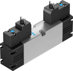Zawór elektromagnetyczny Festo 5/3 zamknięte ISO 15407-1 Elektryczny 10 bar 5 portowy VSVA-B-P53C-H-A1-1C1