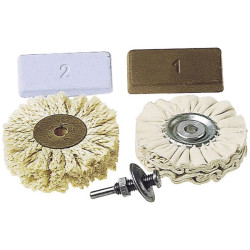 Wolfcraft 2179000 Professional Polishing Set Comprehensive 1pc Kit