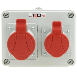 Rozdzielnica budowlana RS-05 32A/5P + 16A/5P 05.014