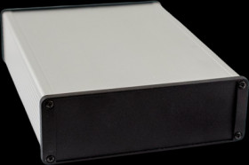 Aluminum enclosure, (L x W x H) 220 x 165 x 55 mm, natural, IP65, 1457T2201