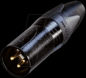 NC3MXB XLR plug, 3-pin