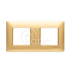 Ramka ozdobna Plana, 2+2M, Matt Gold, 14643.25