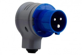 Wtyczka kątowa obrotowa 16A 3p IP44 /FE/
