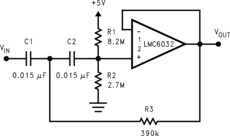 Quad, 15.5-V, 1.4-MHz, rail-to-rail input operational amplifier | D | 14 | -40 to 85