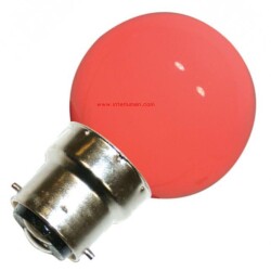 B22d 230V 15W K45--czerwona AL ChRL