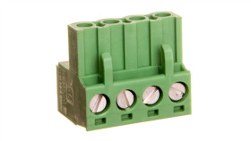 Listwa Zaciskowa Do Płytek Drukowanych 4-Torowa 0,2-2,5Mm2 Zielona Mstbt 2,5/...